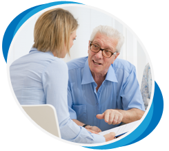 Senior Talking to Doctor